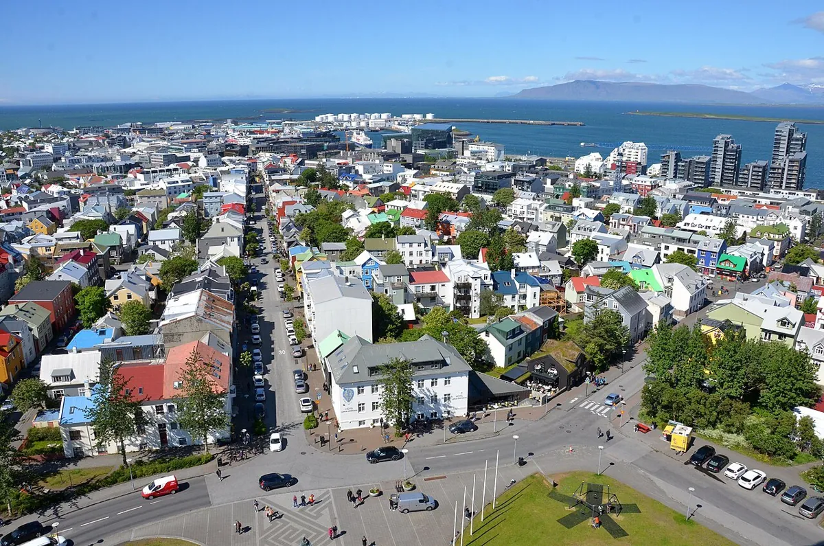 Reykjavík vue depuis Hallgrímskirkja