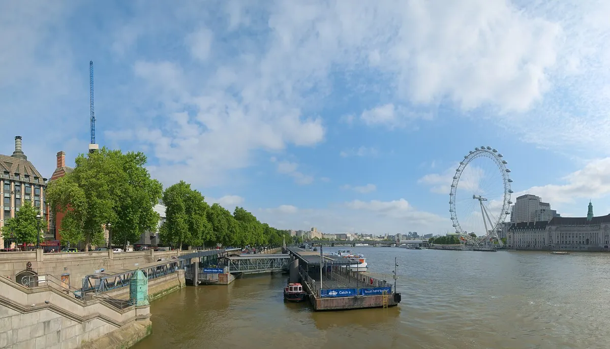 La Tamise et le London Eye à Londres